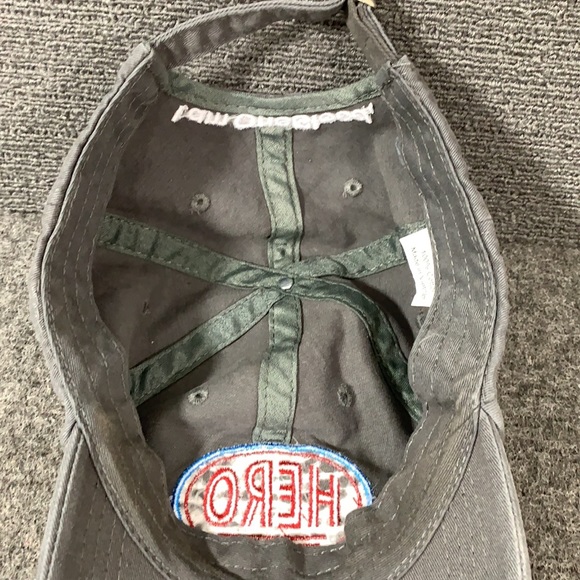 Hero OneBlood Baseball Hat Women's Adjustable Gray Embroidered Strapback Cap - Picture 11 of 12